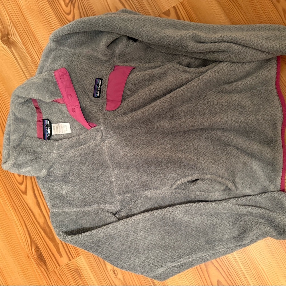 Patagonia Gray Fleece Pullover